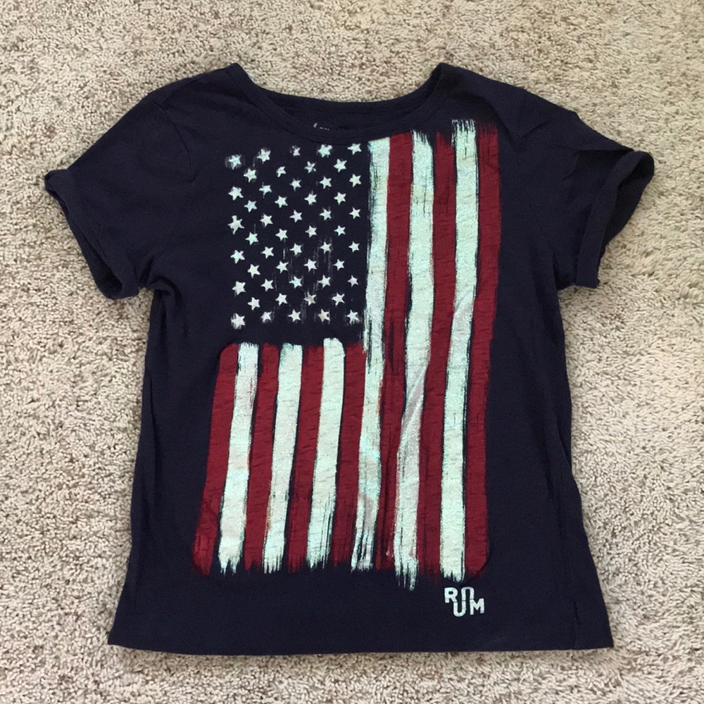 American Flag Kids Tee
